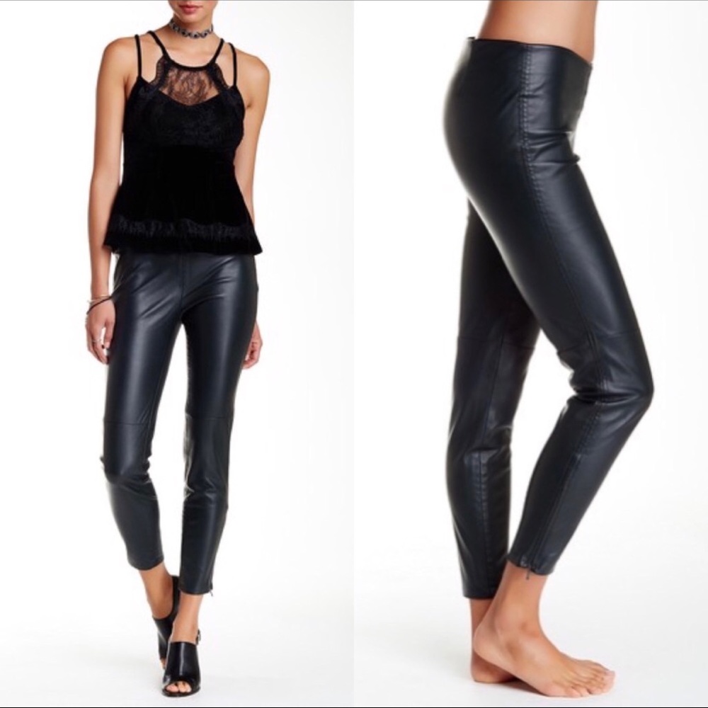 Free People Vegan Leather Leggings